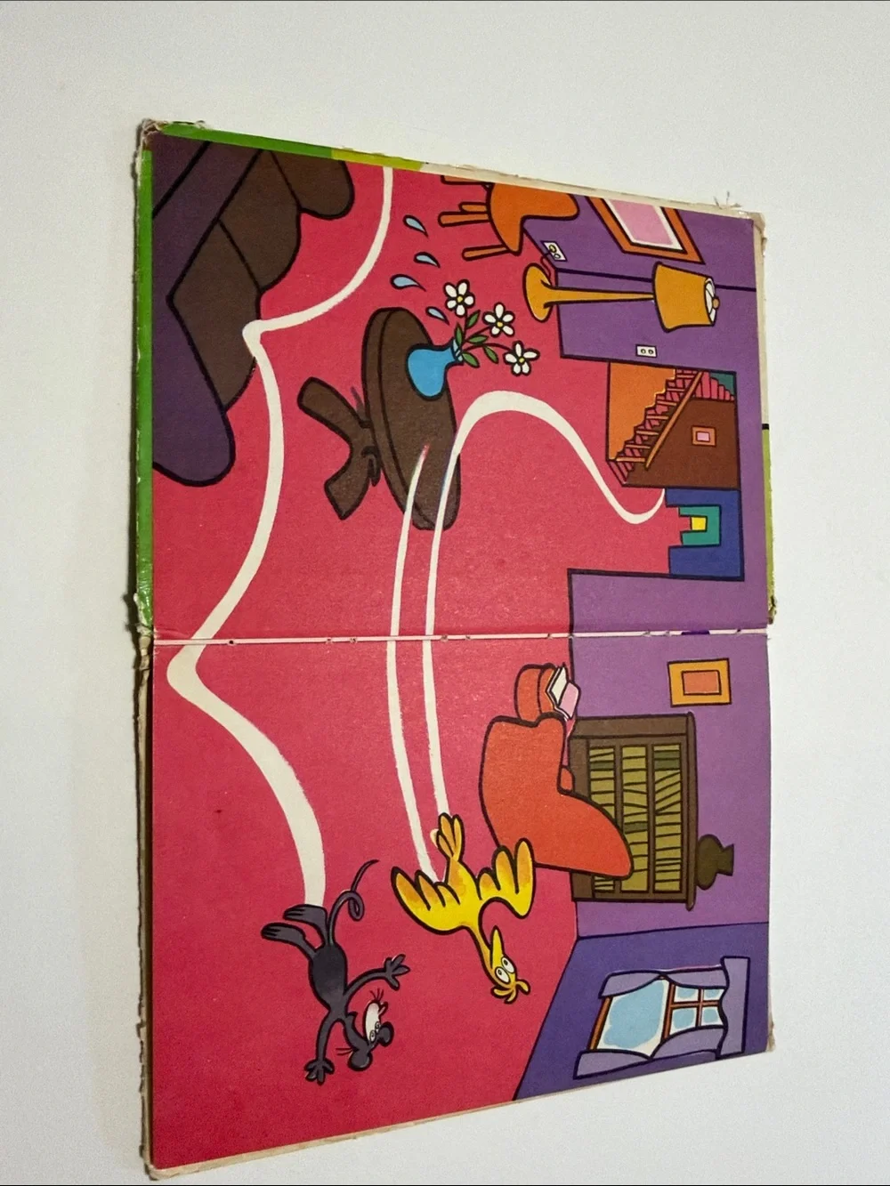 Vintage 1972 In A People House Children’s Book Hardcover by Theo LeSieg